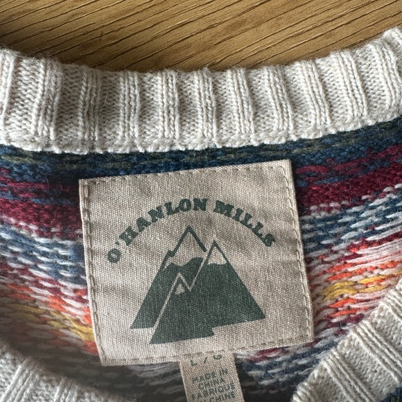 O’Hanlon Mills Men's Wool Sweater - Size Large - Picture 4 of 4